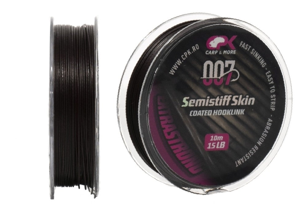 CPK Semistiff Skin Hooklink Brown, 10m