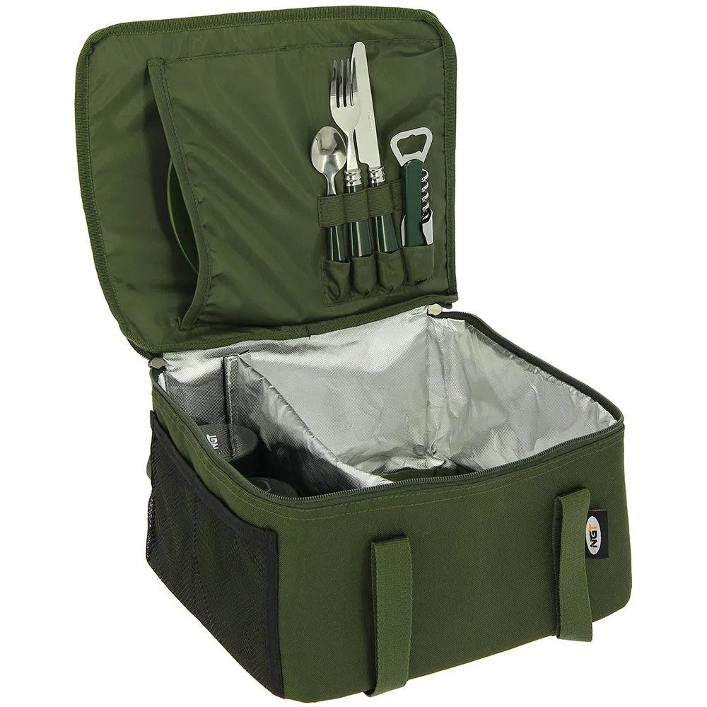 NGT Food and Brew Kit Bag - Insulated Bag with Cutlery, Mug, Pots and Plate