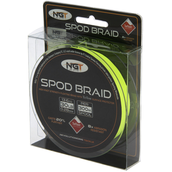 NGT Teflon Coated SPOD Braid 30lb 300m