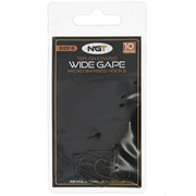 NGT Teflon Coated Wide Gape Hooks