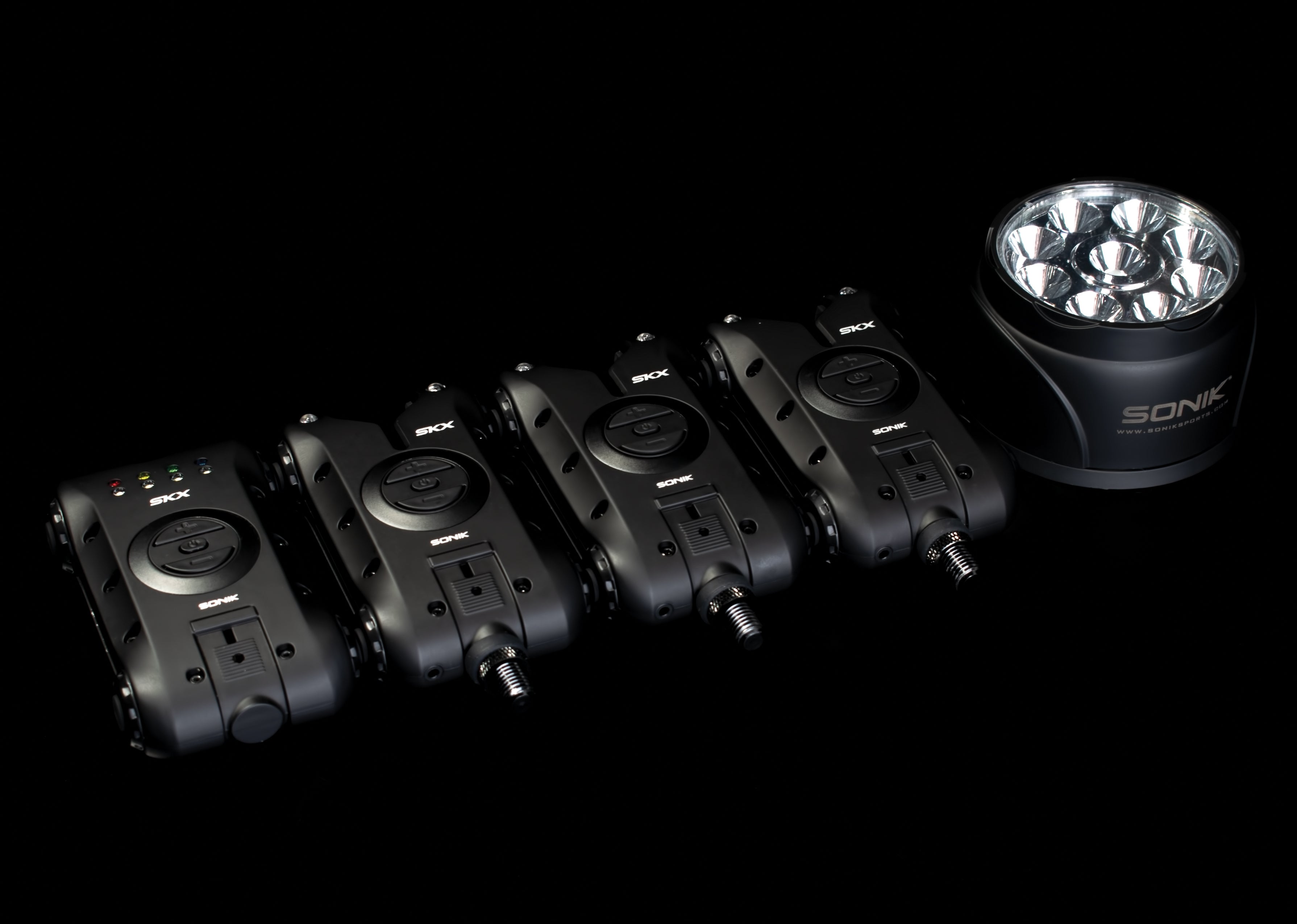 Sonik SKX Alarm &amp; Receiver Set 3+1 + Bivvy Light